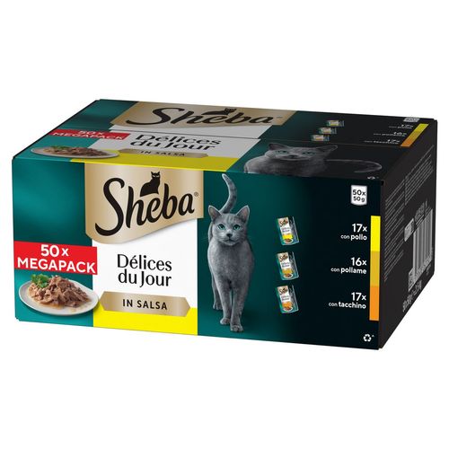 Sheba Délices Du Jour Cat Busta Multipack 50x50G