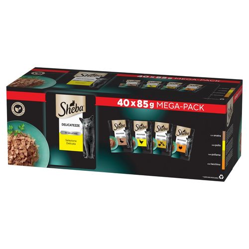 Sheba Delicatezze Cat Busta Multipack 40x85G