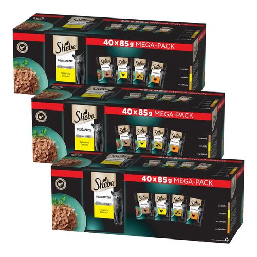 Kit Risparmio 120x85G Sheba Delicatezze