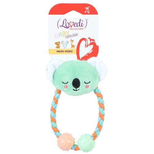 Lovedì Gioco Puppy Koala Corda Verde Primi Morsi
