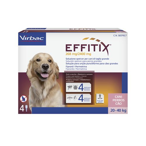 Virbac Effitix Antiparassitario Spot on per Cani