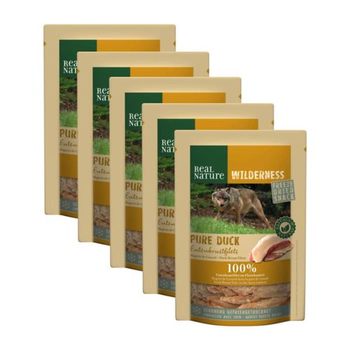 Kit Risparmio 5x100G Real Nature Wilderness Snack Dog