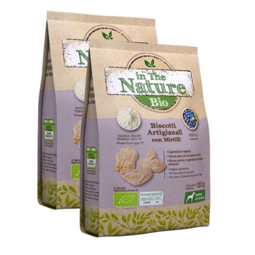 In The Nature Bio Dog Biscotti  Artigianali Mirtilli