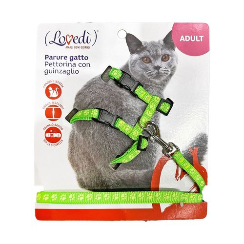 Lovedì Parure per Gatto Adulto Reflective