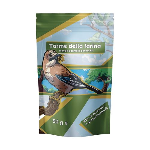 Tailybite Tarme della Farina Mangime Primario per Uccelli