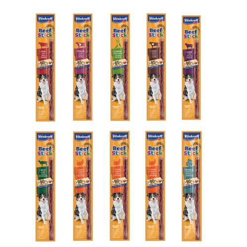 Kit Multigusto 10x12G Vitakraft Cane Beef Stick