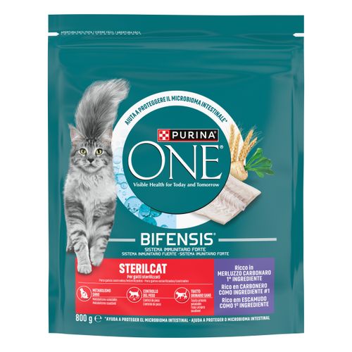 Purina One Bifensis Sterilcat Crocchette Gatto Merluzzo e Frumento