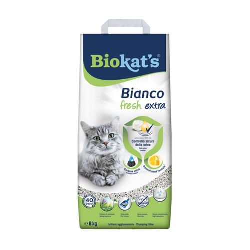 Biokat's Lettiera Agglomerante Bianco Fresh Extra