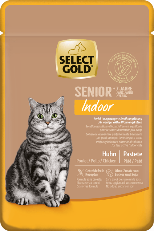 Select Gold Indoor Cat Senior Busta Multipack 12x85G