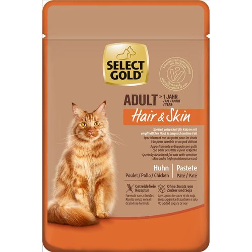 Select Gold Hair&Skin Cat Adult Busta Multipack 12x85G