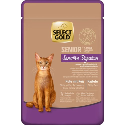 Select Gold Sensitive Digestion Cat Senior Busta Multipack 12x85G