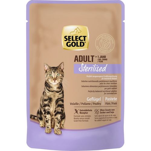 Select Gold Cat Sterilised Busta Multipack 12x85G
