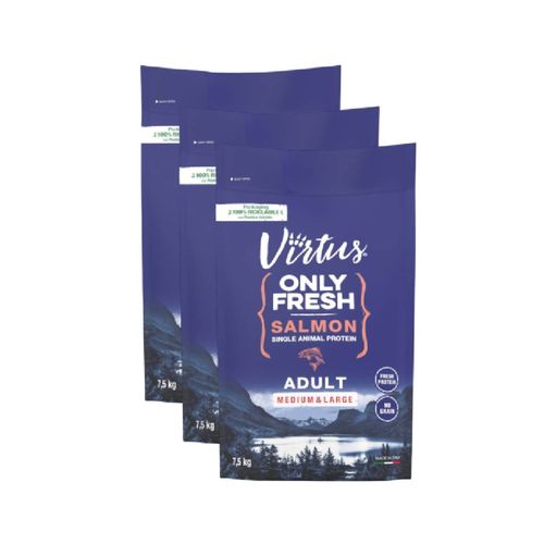 Kit Risparmio 3x7.5KG Virtus Dog Only Fresh