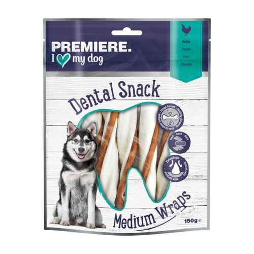 Premiere Dog Dental Snack Medium Wraps