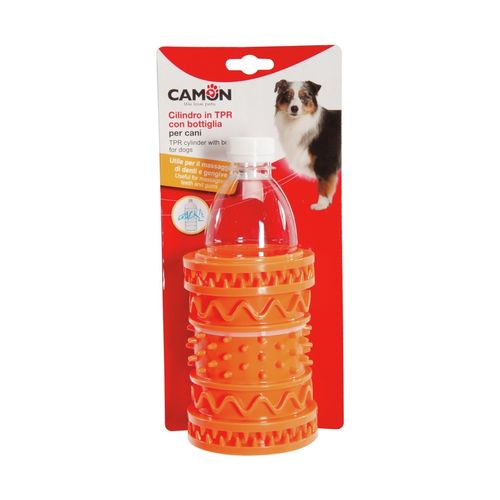 Camon Gioco Cane in TPR con Bottiglia