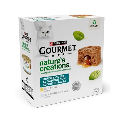 Gourmet Nature's Creations Mousse Cat Lattina Multipack 8x85G