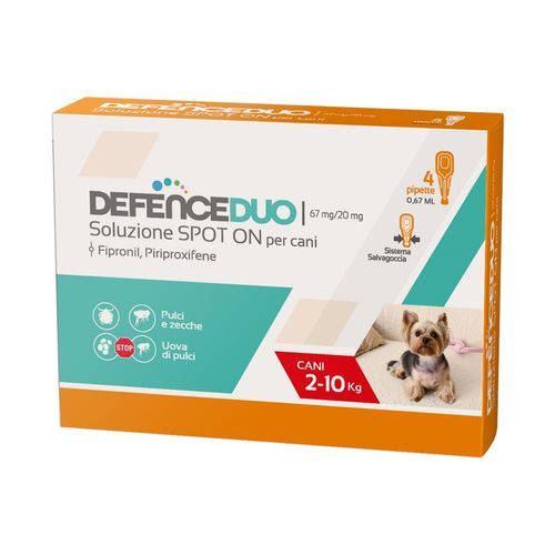 DefenceDuo Spot On Cani Small 2-10KG