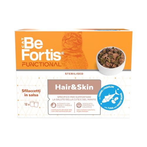 BeFortis Functional Sterilised Cat Hair&Skin Busta Multipack 12x85G