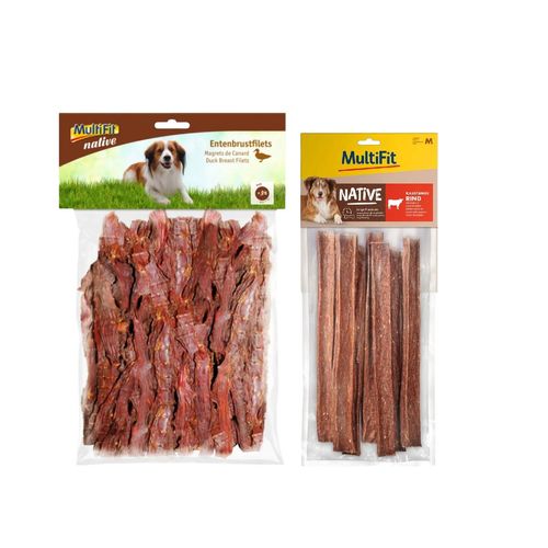 Set Prova Multigusto 400G+750G Multifit Snack Cane Native Filetti e Stick