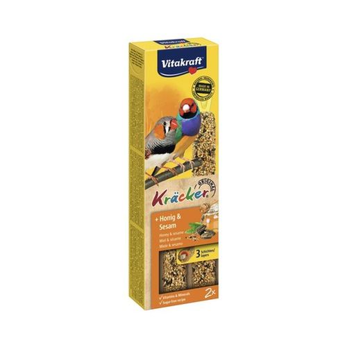 Vitakraft Uccelli Esotici Kracker Miele e Sesamo