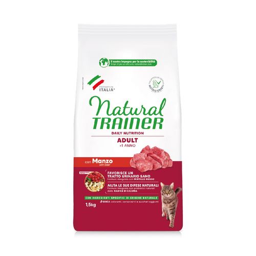 Natural Trainer Gatto Adult Manzo