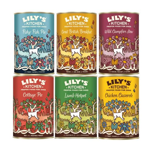 Set Prova Multigusto 6x400G Lily's Kitchen Dog Lattina