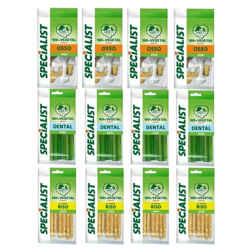 Set Prova Multigusto 12x60G Amico Veg Specialist Snack Cane Mini