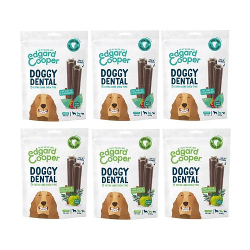 Set Prova Multigusto 6x240G Edgard & Cooper Snack Doggy Dental Medium