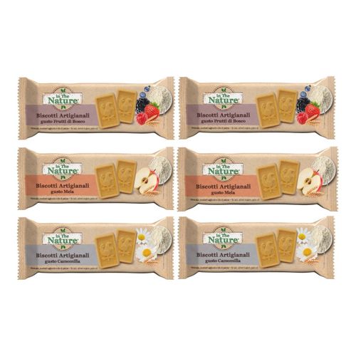 Set Prova Multigusto 6x30G In The Nature Dog Biscotti Artigianali