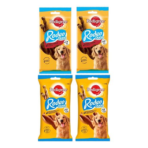 Set Prova Multigusto 4x7PZ Pedigree Snack Cane Rodeo Duos