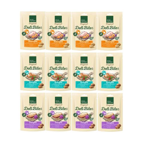 Kit Multigusto 12x150G Real Nature Original Snack Cane Deli Bites