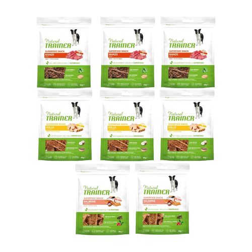 Set Prova Multigusto 8x85G Natural Trainer Snack Cane Superfoods