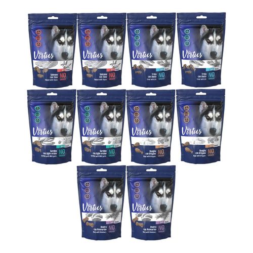 Kit Multigusto 10x150G Virtus Dog Snack Soft