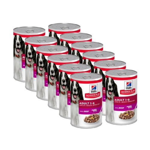 Kit Risparmio 12x370G Hill's Science Plan Adult&Senior Dog