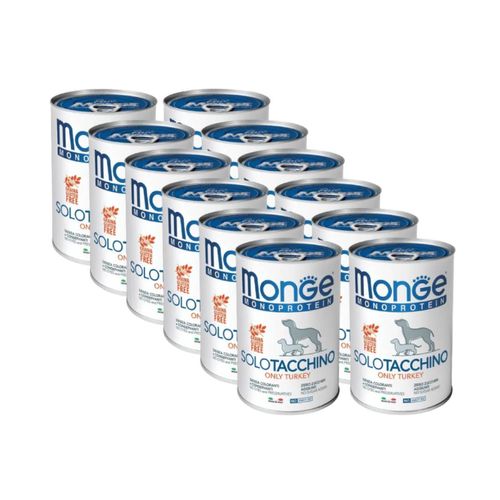 Kit Risparmio 12x400G Monge Monoprotein Dog
