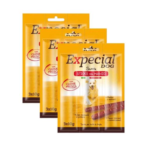 Kit Risparmio 9x10G Expecial Dog Snack Sticks