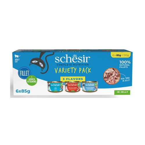 Schesir Cat in Jelly Lattina Multipack 6x85G