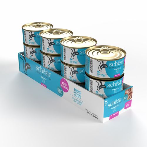 Schesir Cat Complete Nutrition Lattina Multipack 12x85G