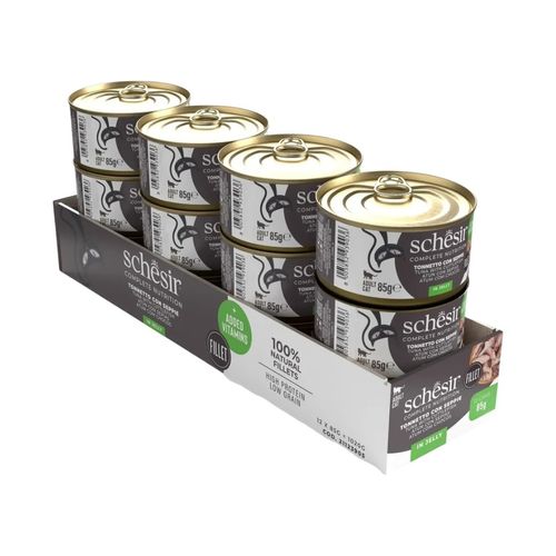 Schesir Nature Cat Lattina Multipack 12x85G