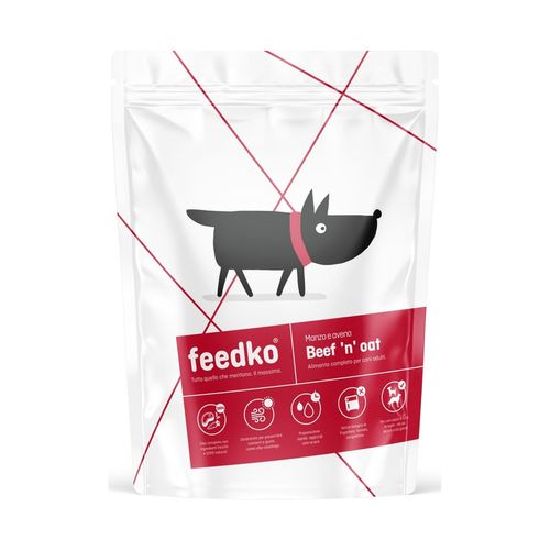 Feedko Dog Manzo e Avena Alimento Disidratato