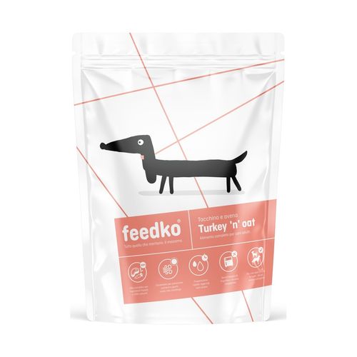 Feedko Dog Tacchino E Avena Alimento Disidratato