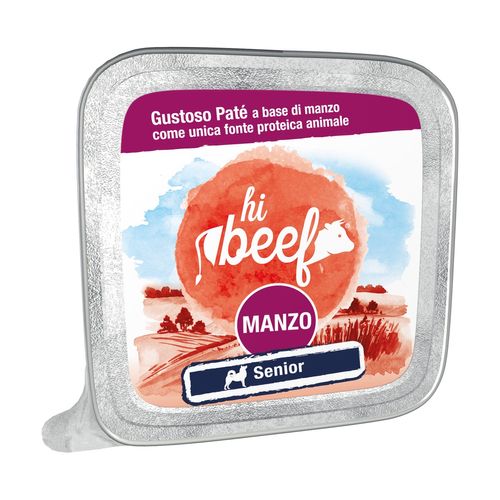 Hi Beef Senior Vaschetta Multipack 32x100G