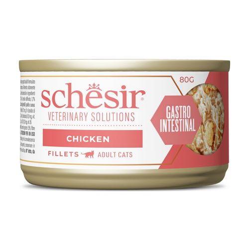 Schesir Veterinary Solutions Gastrointestinal Cat Fillets Lattina 80G