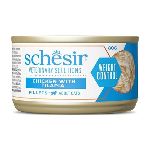 Schesir Veterinary Solutions Weight Control Cat Fillets Lattina 80G