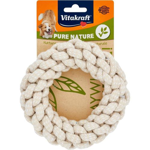 Vitakraft Gioco Cane Pure Nature Anello con Corda