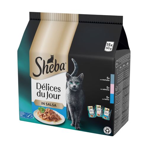 Sheba Délices Du Jour Cat Busta Multipack 15x50G