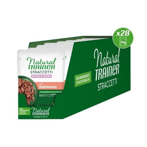 Natural Trainer Straccetti Kitten Busta Multipack 28x70G