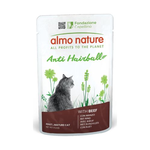 Almo Nature Cat Holistic Anti Hairball Busta Multipack 30x70G