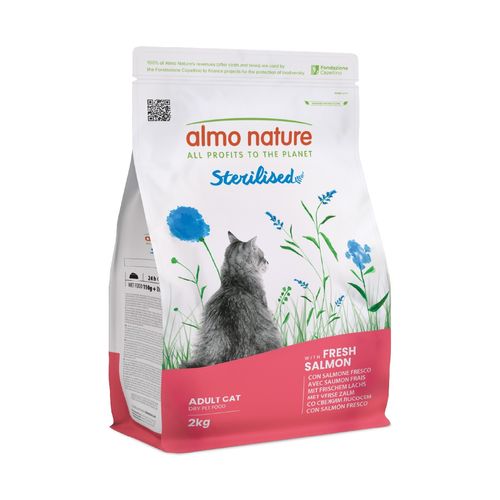 Almo Nature Cat Holistic Sterilised Salmone e Riso