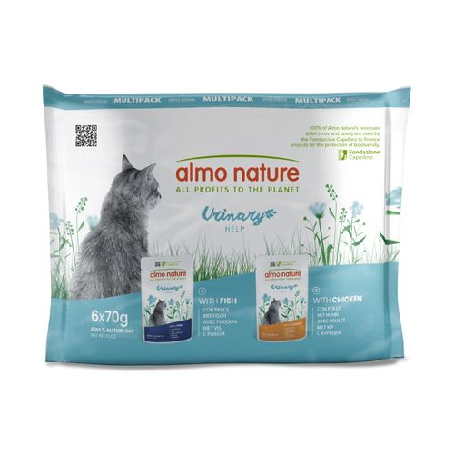 Almo Nature Cat Holistic Urinary Help Busta Multipack 6x70G